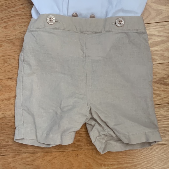 Edgehill Collection. Size 12M. White and beige boy outfit - Picture 4 of 5